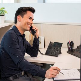 Зображення 2 VoIP телефон Poly OBi VVX 250 (89B58AA) провідна трубка