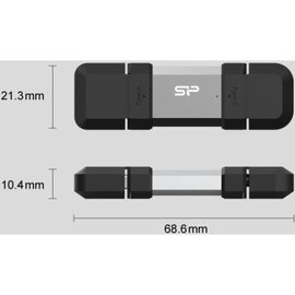Изображение 5 USB флешка Silicon Power Mobile C51 64GB USB 3.2 Silver (SP064GBUC3C51V1S)