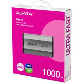 Зображення 6 SSD диск A-Data SD810 Silver 1TB USB 3.2 Gray (SD810-1000G-CSG)