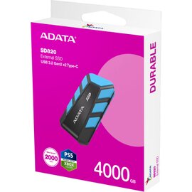 Зображення 6 SSD диск A-Data SC820 4TB USB 3.2 Blue (SD820-4000G-CBU)