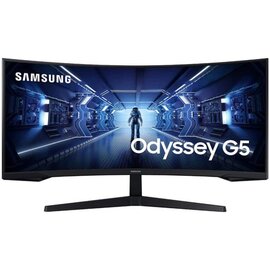 Изображение  Монитор Samsung Odyssey G5 VA Black Curved 165Hz (LC34G55TWWIXUA)
