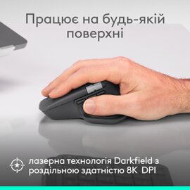 Изображение 5 Мышь Logitech MX Master 4 for Business Wireless/Bluetooth Graphite (910-007617)