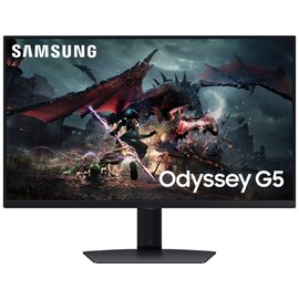 Изображение  Монитор Samsung Odyssey G5 LS27DG500 IPS 180Hz Black (LS27DG500EIXUA)