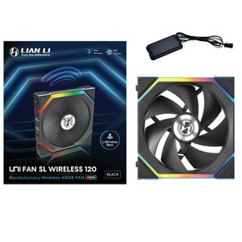 Зображення 2 Охолодження  Lian Li Uni Fan SL Wireless 120-1 Black (G99.12SL1W1B.00)