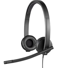 Изображение  Наушники Logitech H570e Teams Stereo USB-C (981-001431) с микрофоном