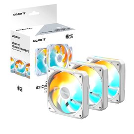 Изображение 6 Охлаждение  Gigabyte EZ Chain Fan 120 Ice 3-Pack White (GP-GBT EZFAN1203 ICE)