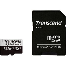 Изображение  Карта памяти Transcend High Endurance microSDXC C10 UHS-I U1 512GB (TS512GUSD350V)