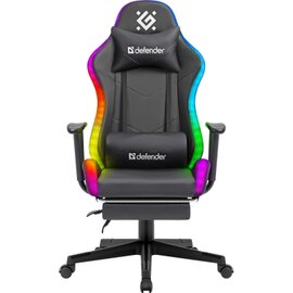 Зображення 2 Крісло Defender Watcher RGB Black (64334)