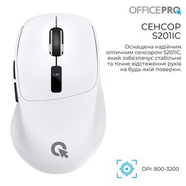 Зображення 4 Миша OfficePro M398W White