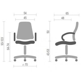 Зображення 6 Крісло Аклас Тито CH TILT Black (07314)