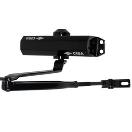 Изображение  Доводчик Cisa 60460/60470.03.0.44 STD Black до 80 кг, Цвет корпуса: черный