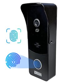 Зображення  Панель виклику Seven CP-7508 FHD Black на 200 абонентів, Колір корпусу: чорний