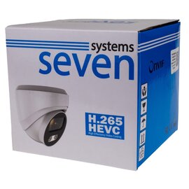 Изображение 3 IP Видеокамера Seven IP-7212PA Lite White (2.8 мм)
