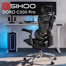 Зображення 5 Крісло Sihoo Doro C300 Pro Mesh Black (DORO-C300-PRO-M101)