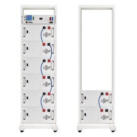 Изображение  Lifepo4 аккумулятор LogicPower LiFePO4 Battery HVM 409,6V 315Ah (129024 Wh) BMS 125А AB Lrack white (40606)