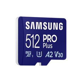 Изображение 2 Карта памяти Samsung Pro Plus microSDXC 512GB UHS-I/U3 Class 10 + SD-адаптер - MB-MD512SA/EU