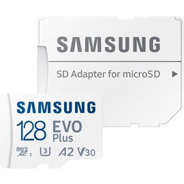 Изображение 3 Карта памяти Samsung Evo Plus microSDXC 128GB UHS-I/U3 Class 10  + SD-адаптер - MB-MC128SA/EU