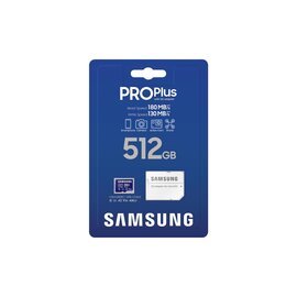 Изображение 6 Карта памяти Samsung Pro Plus microSDXC 512GB UHS-I/U3 Class 10 + SD-адаптер - MB-MD512SA/EU