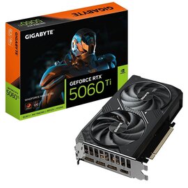 Зображення  Відеокарта Gigabyte GeForce RTX 5060 Ti Windforce Max OC (8192MB, GDDR7, 128bit) (GV-N506TWF2MAX OC-8GD)