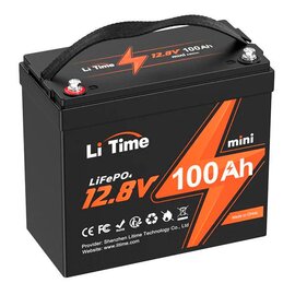 Зображення  Lifepo4 акумулятор LiTime Mini L12V100-100-MINI-16-A60 LiFePO4, 12.8 В 100 Аг