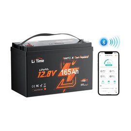 Зображення 2 Lifepo4 акумулятор LiTime L12V165-150-DP-BT-CCA1K2-4-A100 LiFePO4, 12.8V 165Ah