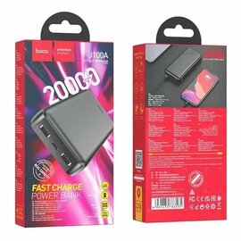 Зображення  Повербанк Hoco J100A 20000mAh Black (6931474783585)