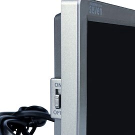 Зображення 6 Відеодомофон Seven DP-7570 FHD IPS Grey, Колір корпусу: сірий