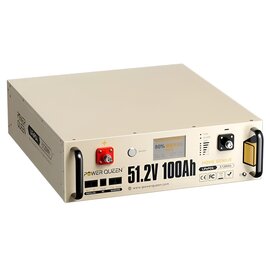 Зображення  Lifepo4 акумулятор Power Queen P51.2V100-100-COM-16-S3U LiFePO4, 51.2V 100Ah