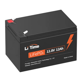 Зображення  Lifepo4 акумулятор LiTime L12V12-12-BASIC-8-A12 LiFePO4, 12.8V 12Ah