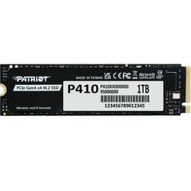 Изображение  Накопитель SSD Patriot P410 1TB M.2 2280 PCIe NVMe 4.0 x4 TLC (P410P1TBM28H)
