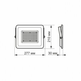 Зображення 5 Світлодіодний прожектор Videx F2e 100W 5000K (VL-F2e-1005W)