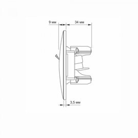 Зображення 6 Розетка Videx Binera CAT6+CAT3 Black Graphite (VF-BNSK2PC6TF3-BG) без заземлення
