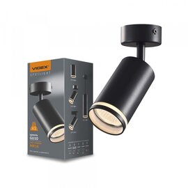 Зображення  Світлодіодний світильник Videx GU10 SPF05B Black (VL-SPF05B-B)