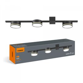 Изображение  LED светильник Videx 3xGX53 Black (VL-SPF32-3B) на Max 30W x3