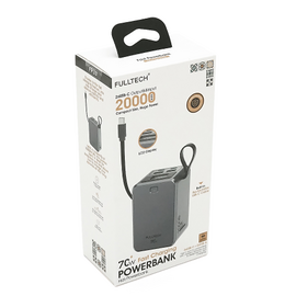 Зображення 2 Батарея універсальна Fulltech FP33 20000mAh 70W Black