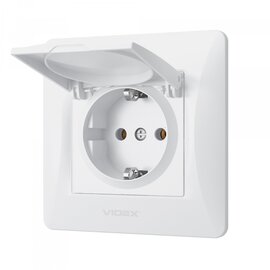 Зображення 3 Розетка Videx Binera White (VF-BNSK1GС-W) прихованого типу