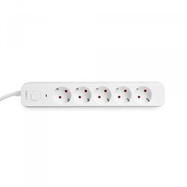 Изображение 4 Удлинитель Videx Oncord с/з 5р 3м Switch White (VF-PD53G-W) 5 місць розеток