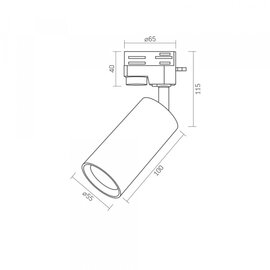 Зображення 4 LED світильник Videx GU10 SPF06C White (VL-SPF06C-W)