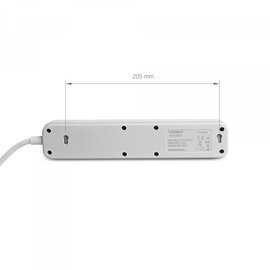 Изображение 6 Удлинитель Videx Oncord с/з 4р 3м Switch White (VF-PD43G-W)