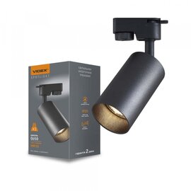 Зображення  Світлодіодний LED світильник Videx GU10 SPF06C Black (VL-SPF06C-B)