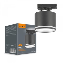 Зображення  LED світильник Videx GX53 Black (VL-SPF35C-B)