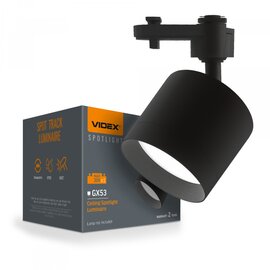 Зображення  Світлодіодний LED світильник Videx GX53 Black (VL-SPF17C-B)