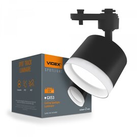 Зображення  Світлодіодний LED світильник Videx GX53 Black (VL-SPF17C-BP)