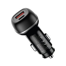 Зображення 2 Зарядний пристрій ColorWay 2USB (Type-C PD45W + USB QC3.0 18W) 63W Black (CW-CHA067PD-BK)