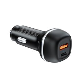 Зображення 3 Зарядний пристрій ColorWay 2USB (Type-C PD65W + USB QC3.0 18W) 83W Black (CW-CHA068PD-BK)