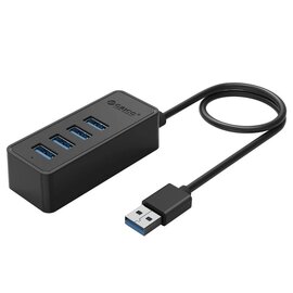 Зображення  USB Hub (хаб) Orico W5P-U3-100-BK-PR 4 ports Black (CA911264)