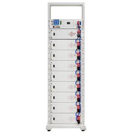 Зображення  Lifepo4 акумулятор LogicPower LiFePO4 Battery HVM 460,8V 50Ah (23040 Wh)BMS 125А AB Lrack white (38292)