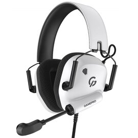 Зображення  Навушники GamePro Genesis Mercury White (HS120W) з мікрофоном
