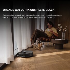 Зображення  Пилосос Dreame X50 Ultra Complete Black (RLX85CE-4-BL)