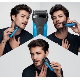 Зображення 4 Бритва Braun Series 3 310BT Black/Blue